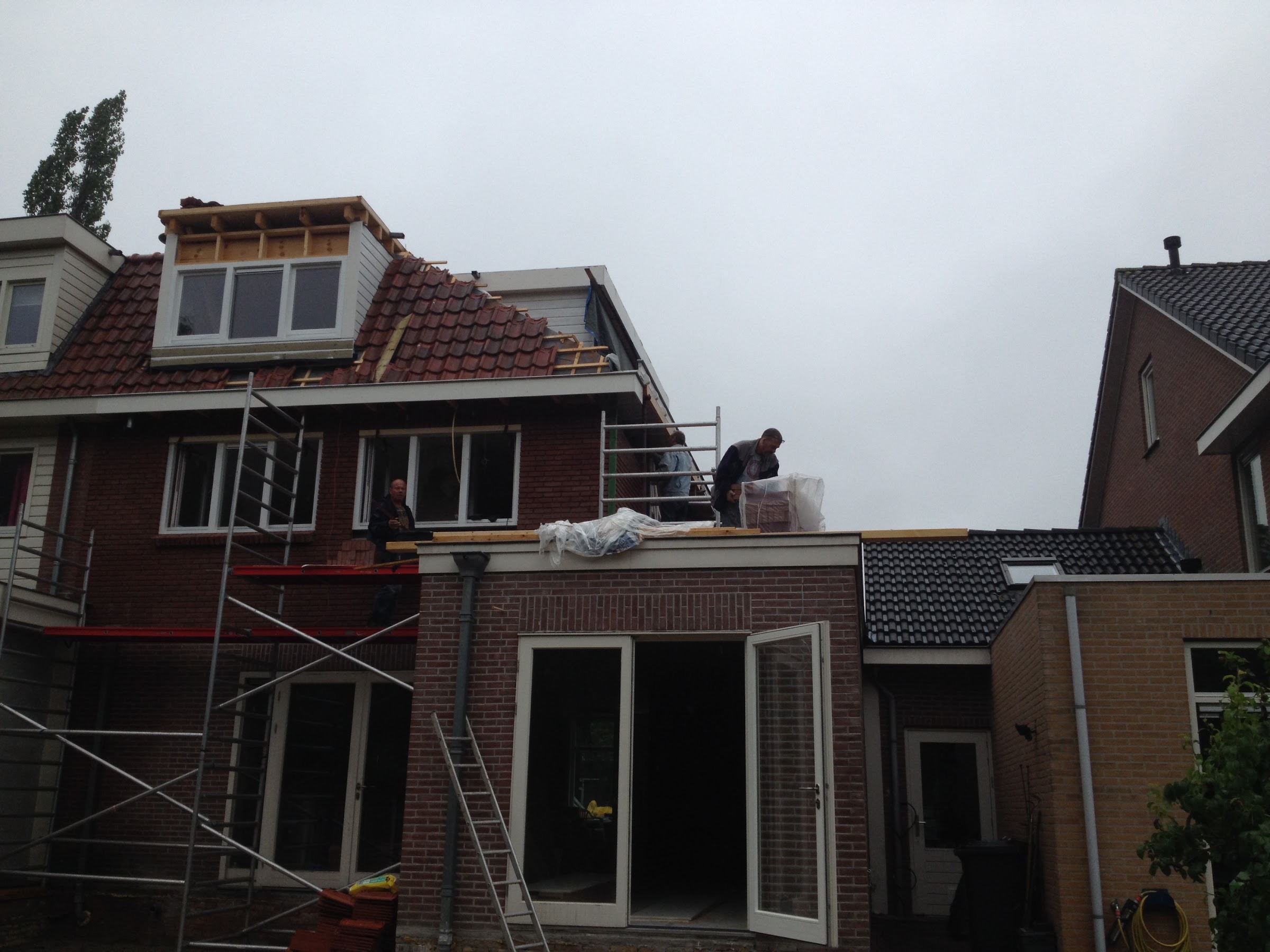 gemaakte schuur door hoogerwaardbouw